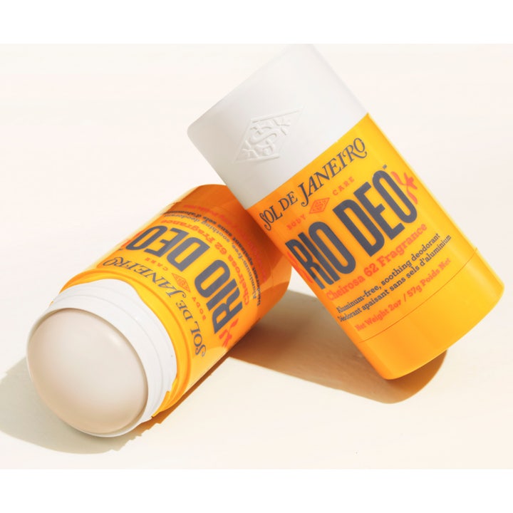Sol de Janeiro Rio Deo 62 Deodorant Refill 57 ml alumiiniton deodorantti keltaisessa pakkauksessa valkoisella korkilla.