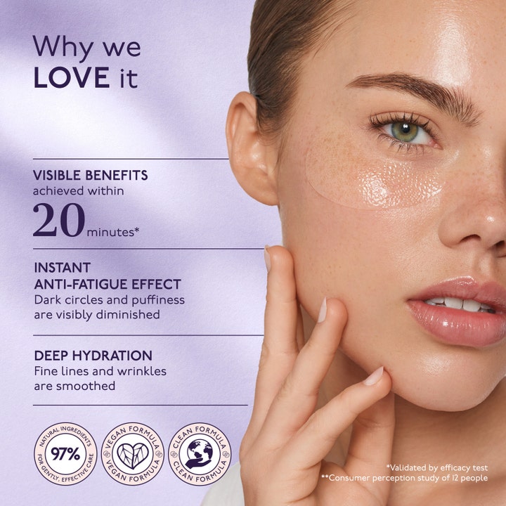 By Terry Hyaluronic Global Eye Patch 1 kpl kosteuttava silmänympärysnaamio mallilla poistaa väsymyksen merkkejä.