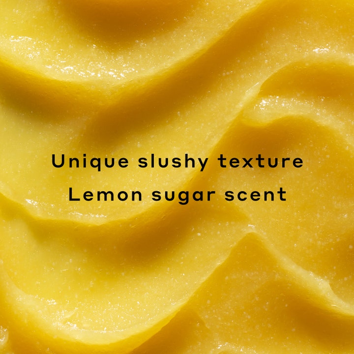 Ole Henriksen Transform Lemonade Smoothing Scrub 90 ml tasoittava kasvokuorinta keltaisella hilemäisellä koostumuksella.