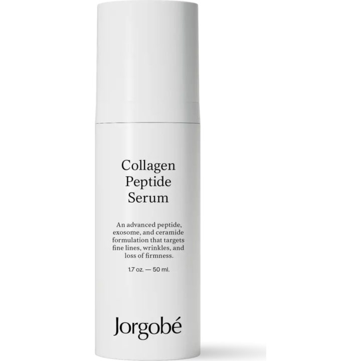 Jorgobé Multi-Peptide Filler Serum 50 ml juonteita silottava seerumi valkoisessa sylinterimäisessä pullossa.