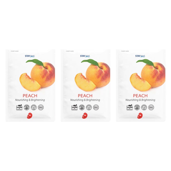 Peach Sheet Mask Trio
