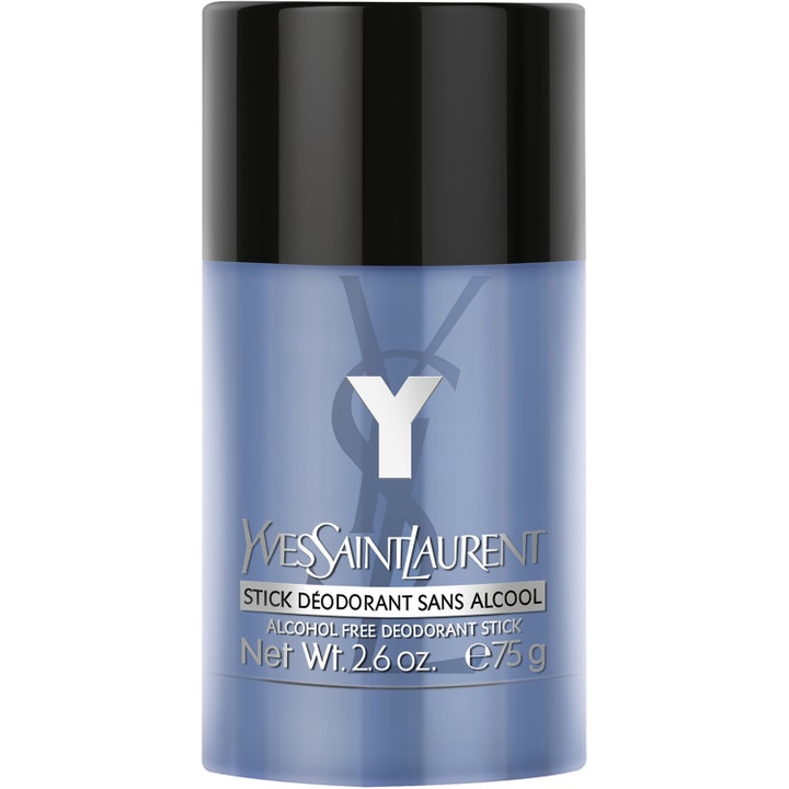 Yves Saint Laurent Y 75 g alkoholiton deodorantti raikkaaseen oloon sinisessä pakkauksessa mustalla korkilla