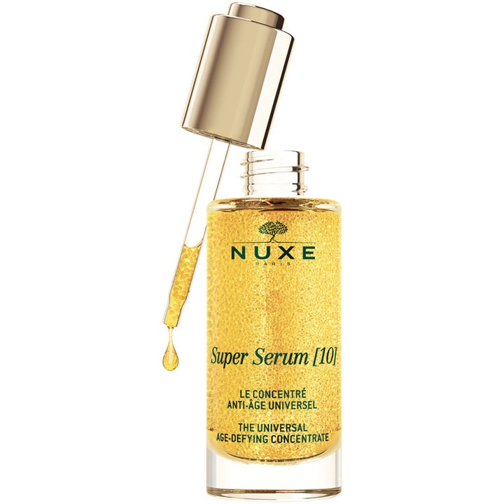 Nuxe Super Serum [10] 50 ml anti-age-seerumi ihoa nuorentavilla mikropalloilla kultaisessa pipettipullossa