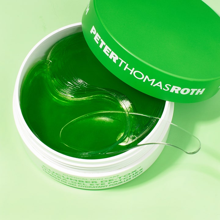 Peter Thomas Roth Cucumber De-Tox Hydra Gel Eye Patches 60 kpl kosteuttavat silmänympäryslaput vihreitä geelilappuja ja lasta