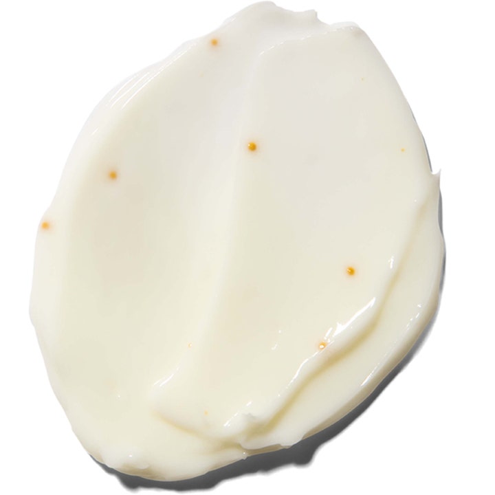 Erborian Yuza Sorbet Day 50 ml kosteuttava päivävoide sisältää valkoista voidetta keltaisilla vitamiinirakeilla.