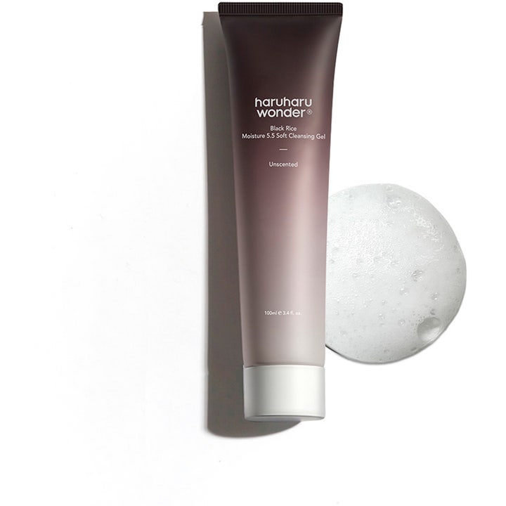 haruharu wonder Black Rice Moisture 5.5 Soft Cleansing Gel 100 ml kosteuttava puhdistusgeeli ja kirkas geelikoostumus