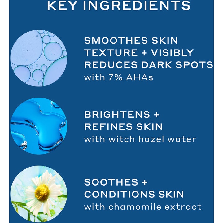 Ole Henriksen Glow2OH Dark Spot Toner 190 ml kirkastava kasvovesi sisältää ihoa tasoittavia AHA-happoja ja kamomillaa.