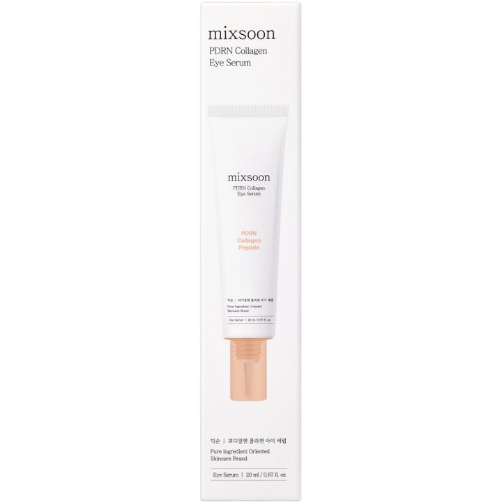 Mixsoon PDRN Collagen Eye Serum 20 ml kirkastava silmänympärysseerumi valkoisessa pakkauksessa