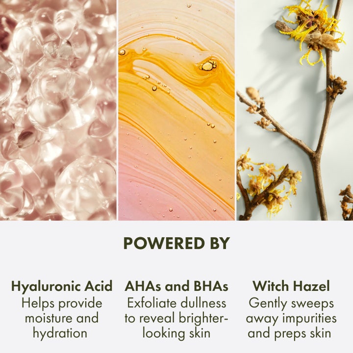 Origins Checks and Balances Daily Exfoliating Toner 150 ml kirkastava kasvovesi hyaluronihapolla ja AHA-hapoilla.