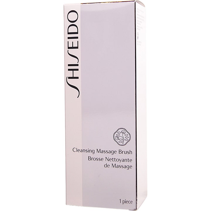 Shiseido The Skincare Cleansing Massage Brush 1 kpl puhdistusharja pystysuorassa pakkauksessa