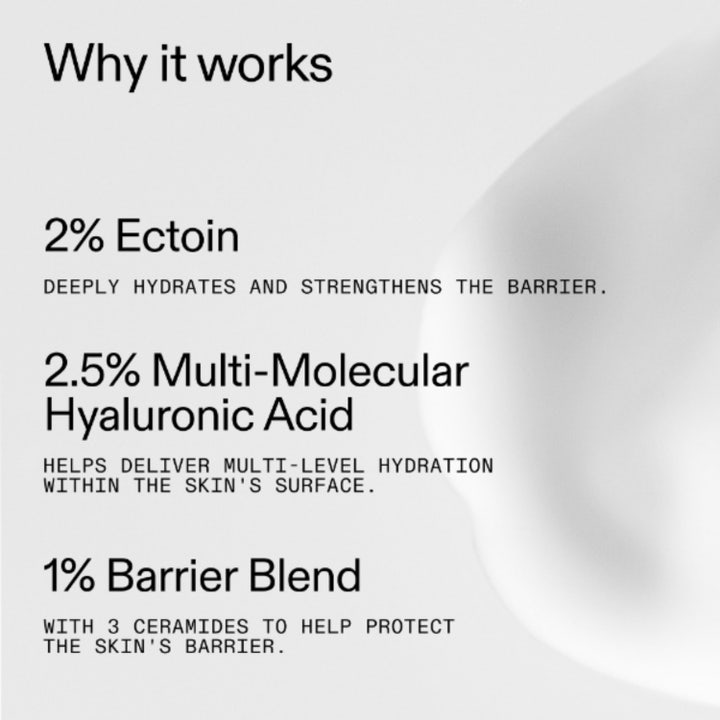 The INKEY List Ectoin Hydro-Barrier Serum 30 ml kosteuttava seerumi sisältää 2% ektoiinia ja hyaluronihappoa
