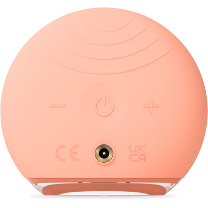 FOREO LUNA 4 go Peach Perfect 1 kpl ihonhoitolaite persikanvärinen silikonipinta ja säätöpainikkeet