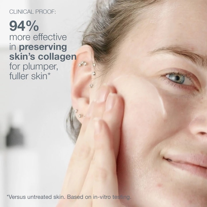 Dermalogica Pro-Collagen Banking Serum 30 ml kiinteyttävä seerumi ja teksti 94 % tehosta kollageenin säilyttämiseen.