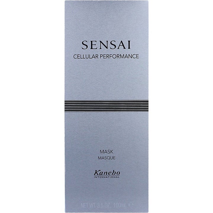 Sensai Cellular Performance Mask 100 ml uudistava kasvonaamio tyylikkäässä hopeisessa pakkauksessa.