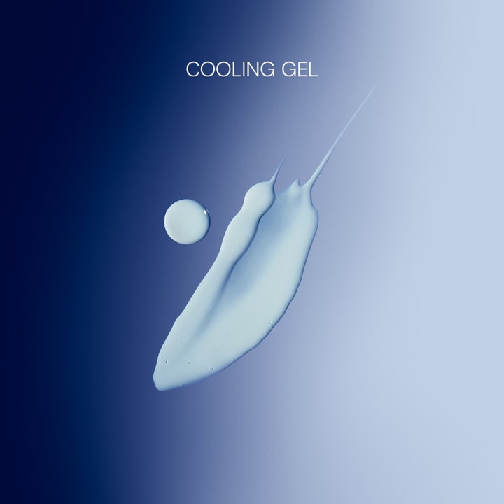 Elemis Pro-Collagen Tri-Acid Peel 30 ml kirkastava kuorinta, jossa on vaaleansininen Cooling Gel -koostumus.