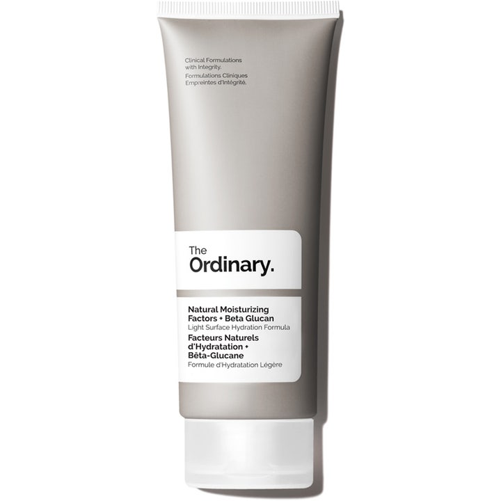 The Ordinary Natural Moisturizing Factors + Beta Glucan 100 ml kosteusvoide harmaassa tuubissa.