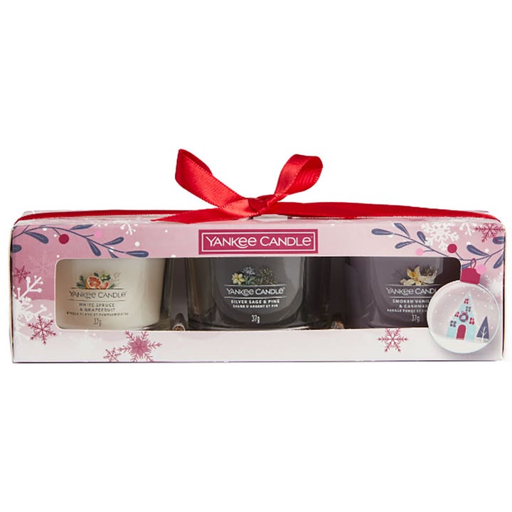 3 Filled Votive Signature Gift Set