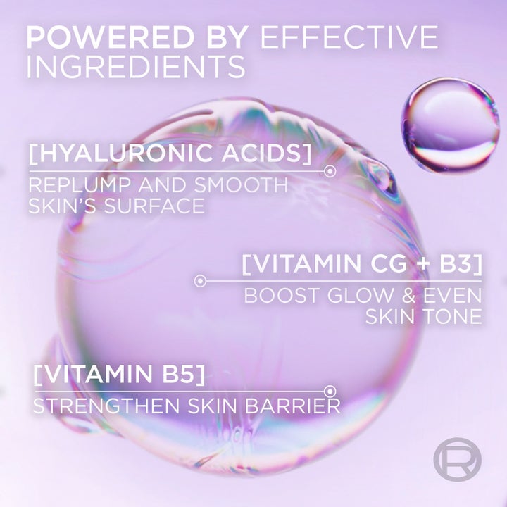 L'Oréal Paris Revitalift Filler 50 ml kasvovoide hyaluronihapolla ja vitamiineilla silottaa ihoa.