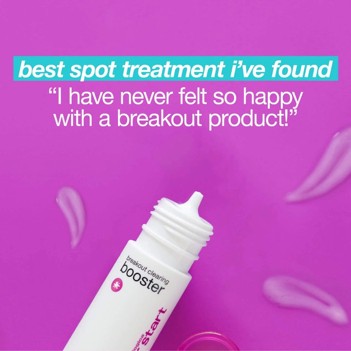 Dermalogica Clear Start Breakout Clearing Booster 30 ml seerumi valkoisessa tuubissa ja teksti best spot treatment.