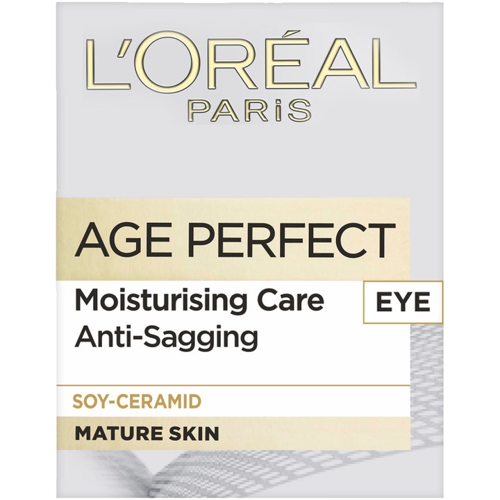 L'Oréal Paris Age Perfect Eye Cream 15 ml kosteuttava silmänympärysvoide kypsälle iholle vaaleassa pakkauksessa