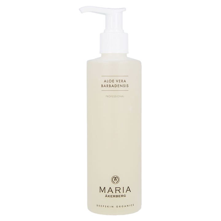 Maria Åkerberg Aloe Vera Barbadensis 500 ml rauhoittava geeli valkoisessa muovisessa pumppupullossa
