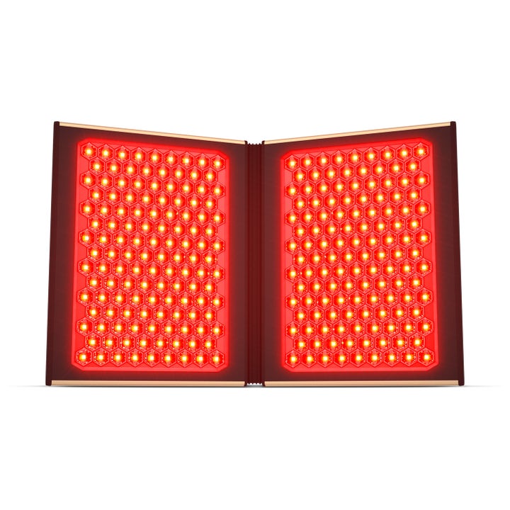 CurrentBody Skin LED Light Therapy Face & Neck Map uudistaa ihoa punavalohoitoon suunnitellun kaksoispaneelin avulla.