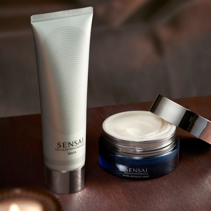 Sensai Cellular Performance Extra Intensive Mask 75 ml elvyttävä kasvonaamio tuubissa ja täyteläinen voide purkissa