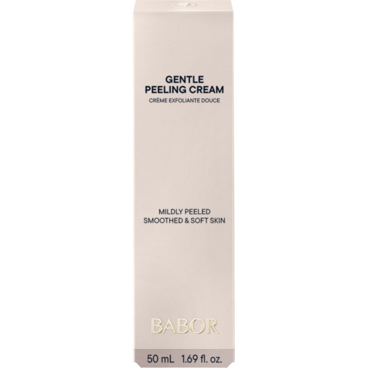 Babor Gentle Peeling Cream 50 ml kirkastava kuorintavoide vaaleassa pakkauksessa luo sileän ja pehmeän ihon.