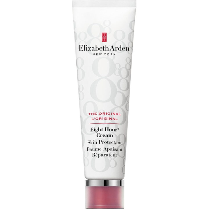 Elizabeth Arden Eight Hour Cream 50 ml rauhoittava monitoimivoide valkoisessa tuubissa jossa on punainen korkki