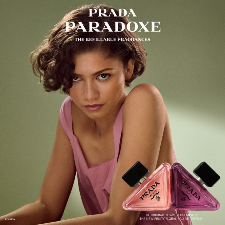 Prada Paradoxe EdP 100 ml täyttöpakkaus ja tuoksunuotit Neroli Bud, Ambrofix sekä Serenolide