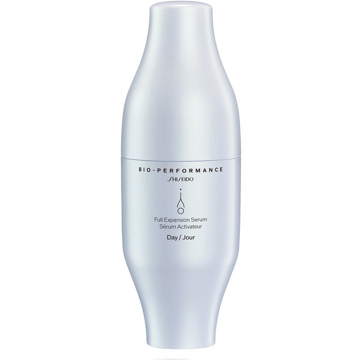 Shiseido Bio-Performance Skin Filler 30 ml täyteläisyyttä antava kasvoseerumi vaaleansinisessä Day Jour pullossa