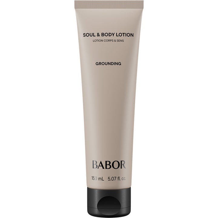 Babor Soul &amp; Body Lotion Grounding 150 ml rauhoittava vartalovoide beigessä tuubissa mustalla korkilla