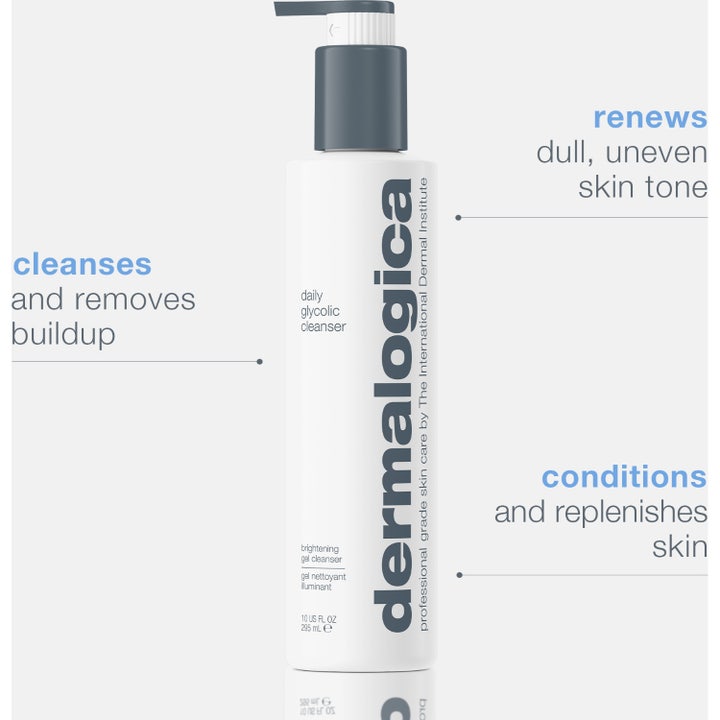Dermalogica Daily Glycolic Cleanser 295 ml kirkastava ansiktsrengöring antaa hehkua kasvoille levitettynä.