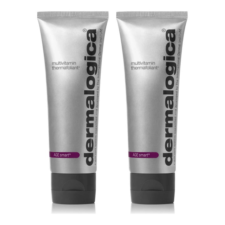 Dermalogica Multivitamin Thermafoliant 75 ml kirkastava kuorinta kahdessa hopeisessa tuubissa