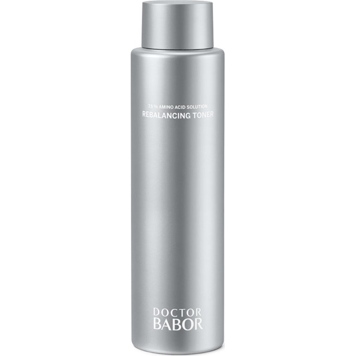 DOCTOR BABOR Rebalancing Toner 200 ml tasapainottava kasvovesi hopeanhohtoisessa mattapintaisessa pullossa