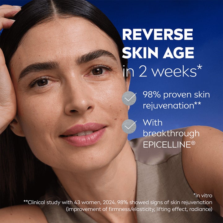 NIVEA Cellular Epigenetics Age Rewind 30 ml seerumi nuorentaa ihoa ja lupaa tuloksia jo 2 viikossa.