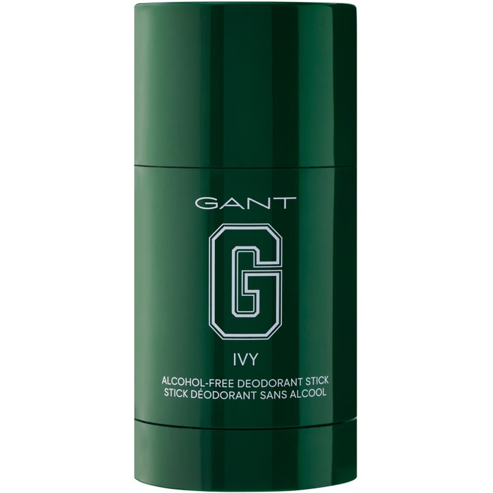Gant Ivy 75 ml alkoholiton deodoranttipuikko antaa raikkautta tummanvihreässä hylsyssä.