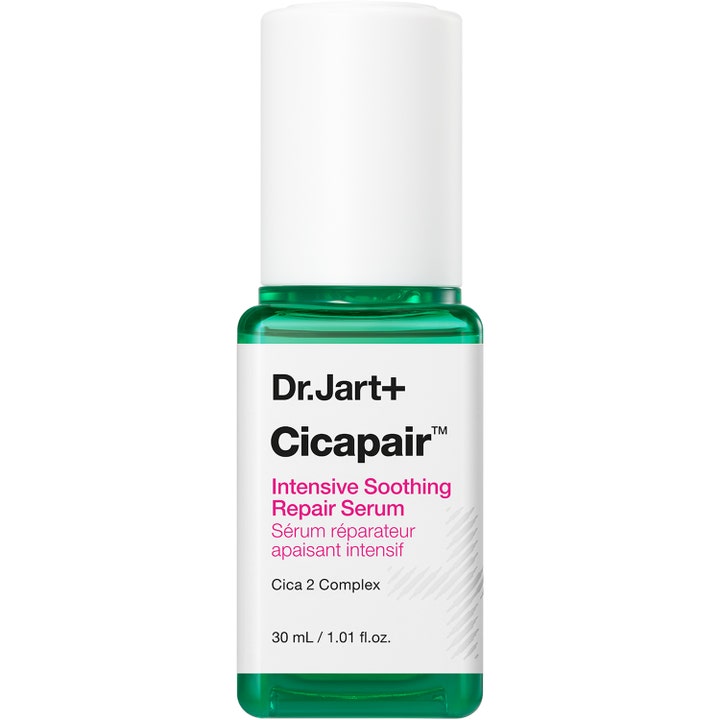 Dr.Jart+ Cicapair Intensive Soothing Repair Serum 30 ml rauhoittava seerumi vihreässä lasipullossa valkoisella korkilla