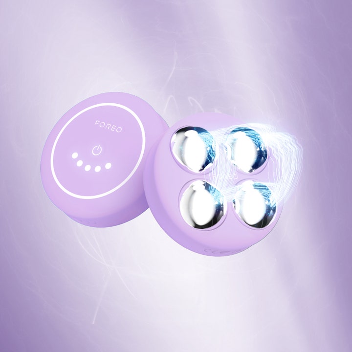 FOREO BEAR™ 2 body Lavender 1 kpl kiinteyttävä vartalolaite neljällä metallipallolla ja mikrovirtatehosteella