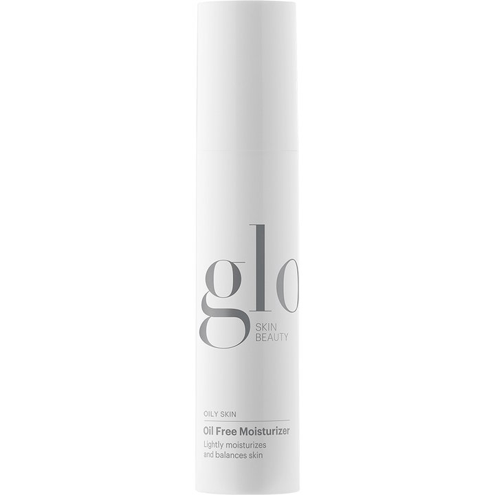 Glo Skin Beauty Oil Free Moisturizer 50 ml tasapainottava kasvovoide valkoisessa sylinterimäisessä pumppupullossa