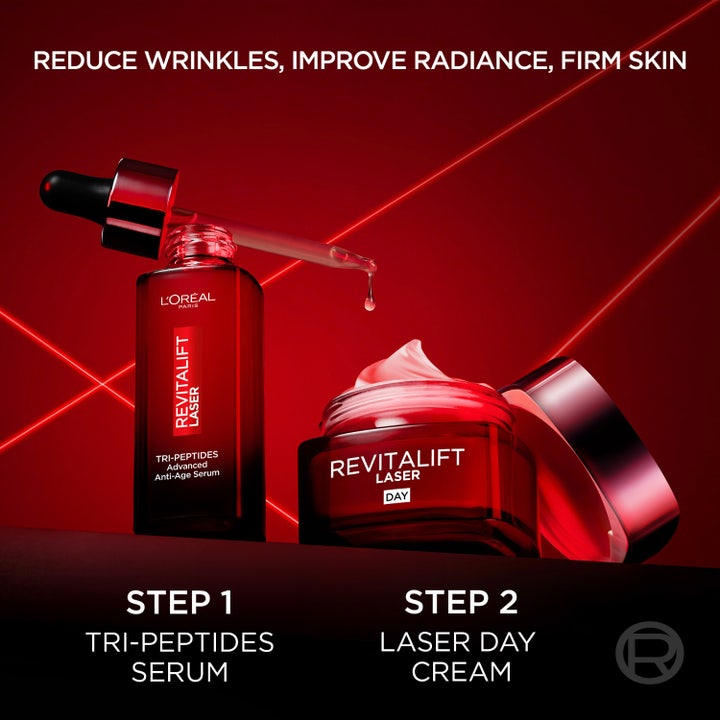 L'Oréal Paris Laser Advance Day 50 ml silottava päivävoide sisältää C-vitamiinia, hyaluronihappoa ja pro-retinolia.