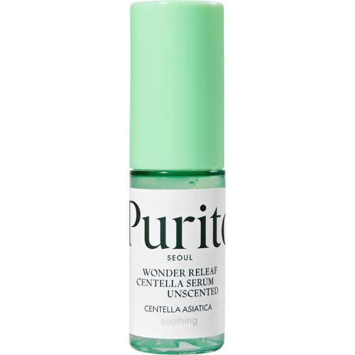 Purito Seoul Wonder Releaf Centella Serum Unscented 60 ml rauhoittava seerumi mintunvihreällä korkilla