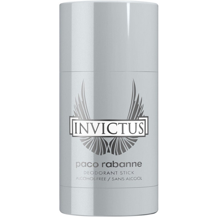 Paco Rabanne Invictus Deodorant Stick 75 ml on raikkauden antava alkoholiton deostick harmaassa hylsyssä.