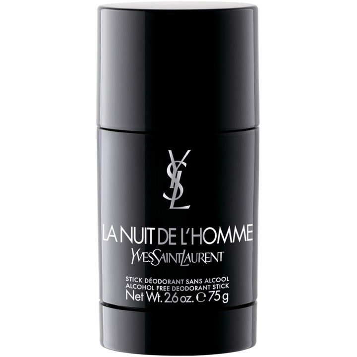 Yves Saint Laurent La Nuit De L'Homme 75g alkoholiton deodoranttipuikko mustassa hylsyssä hopeisella logolla