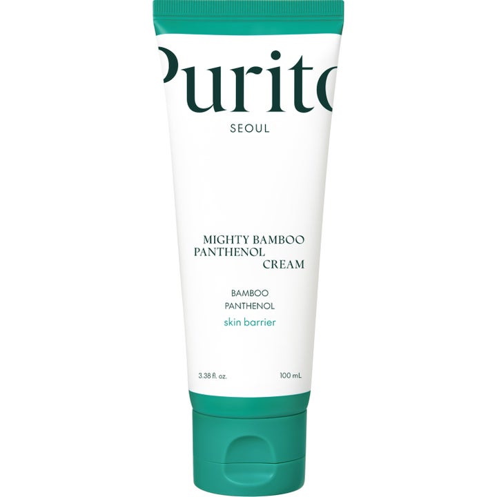 Purito Seoul Mighty Bamboo Panthenol Cream 100 ml korealainen kosteusvoide vahvistaa ihon suojamuuria valkoisessa tuubissa