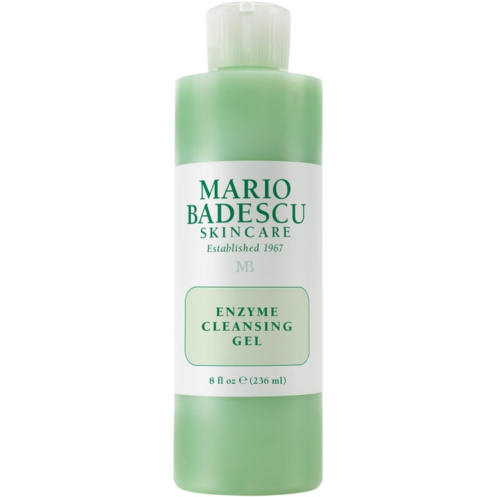 Mario Badescu Enzyme Cleansing Gel 236 ml hehkua antava puhdistusgeeli vihreässä läpikuultavassa pullossa