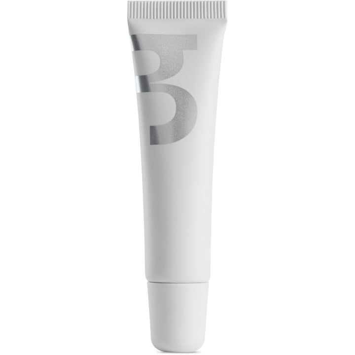 Byredo B3 Liquid Lipstick 3 ml kiiltoa antava huulituote valkoisessa puristustuubissa hopeisella logolla