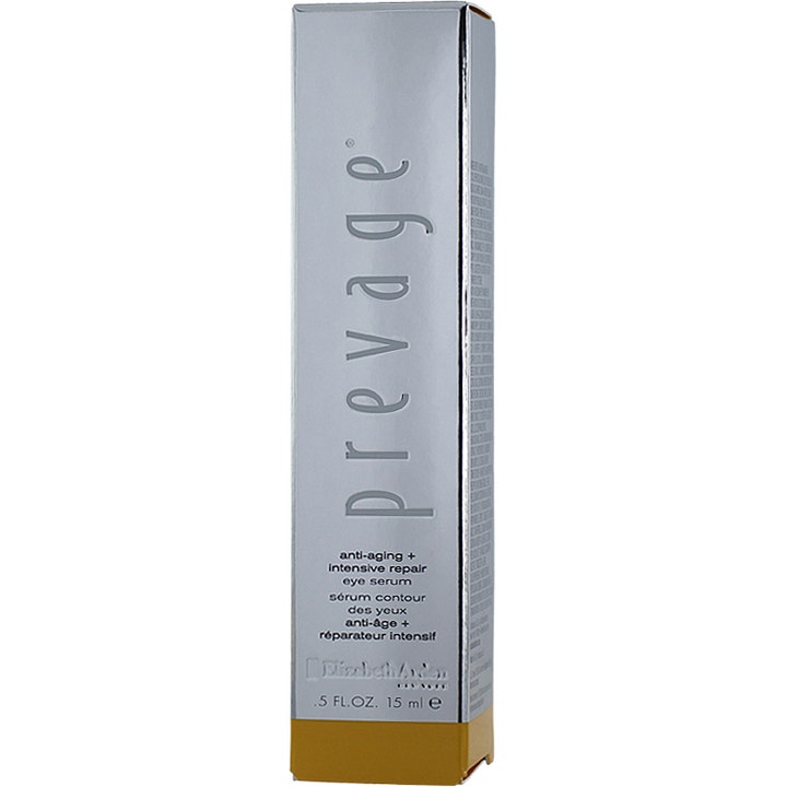 Elizabeth Arden Prevage Anti-Aging + Intensive Repair Eye Serum 15 ml silmänympärysseerumi hopeisessa pakkauksessa.
