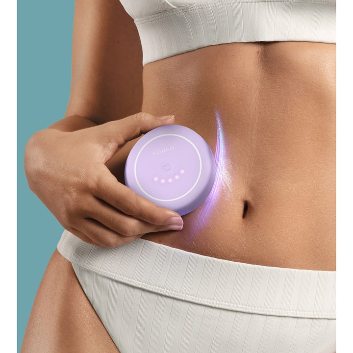 FOREO BEAR 2 body Lavender 1 kpl kiinteyttävä mikrovirtalaite jota käytetään vatsan iholla.
