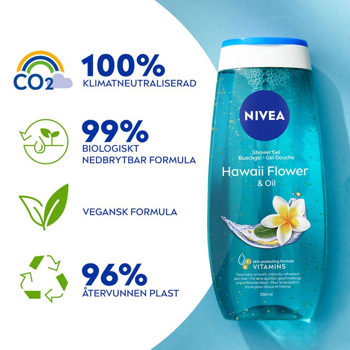 Hawaii Flower & Oil Shower Gel